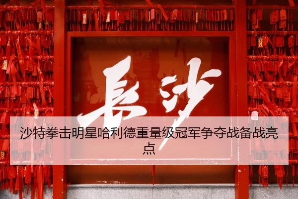 沙特拳击明星哈利德重量级冠军争夺战备战亮点 | bwin
